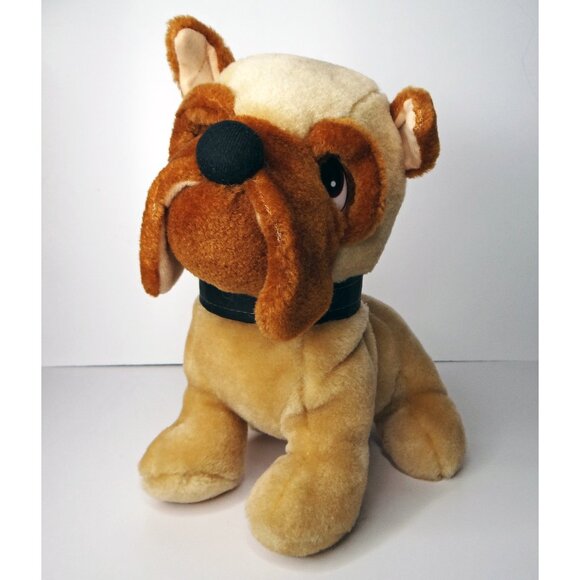Vintage Sugar Loaf Plush Dog 10" Tan / Brown New Old Stock from Retail Store - Picture 1 of 8